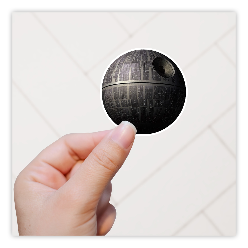 Star Wars Death Star Die Cut Sticker (1950)