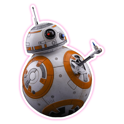 Star Wars BB-8 Thumbs Up Die Cut Sticker (1952)