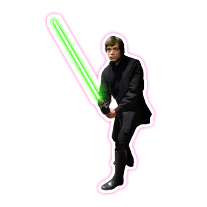 Star Wars Luke Skywalker Return Of The Jedi Die Cut Sticker (1957)