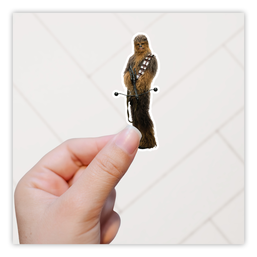 Star Wars Chewbacca with Bowcaster Die Cut Sticker (1959)