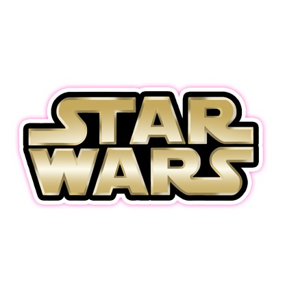 Star Wars Logo Die Cut Sticker (1960)