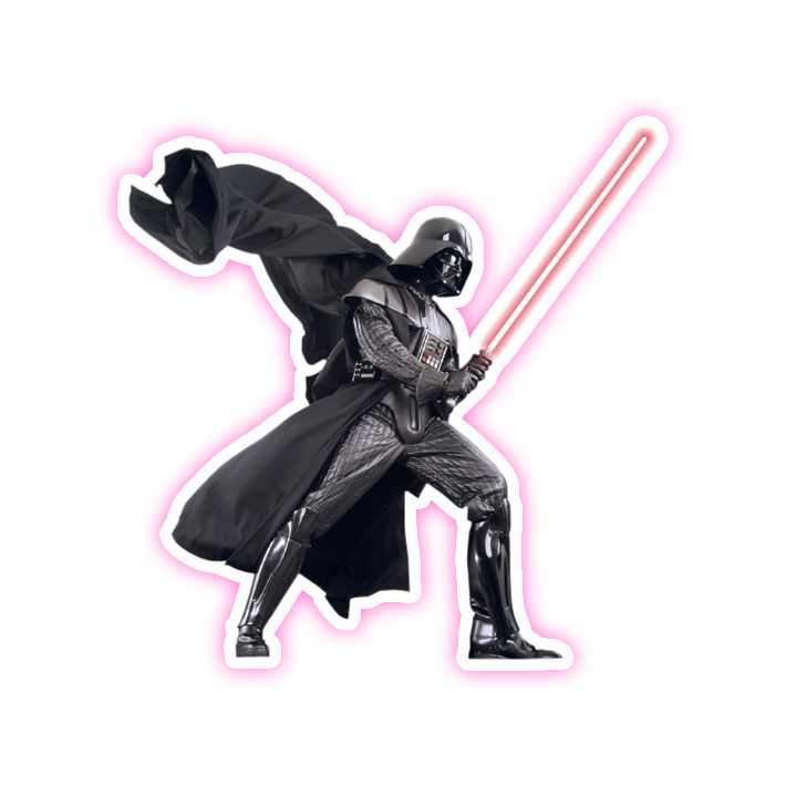 Star Wars Darth Vader Die Cut Sticker (1964)