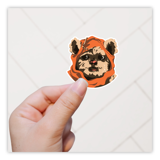 Star Wars Ewok Wicket Die Cut Sticker (1965)