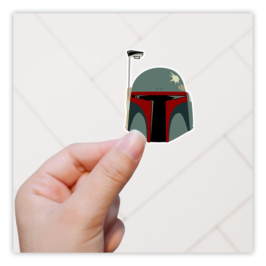 Star Wars Boba Fett's Helmet Die Cut Sticker (1966)