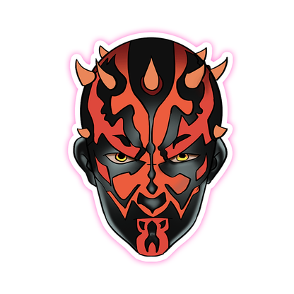 Star Wars Darth Maul Die Cut Sticker (1967)