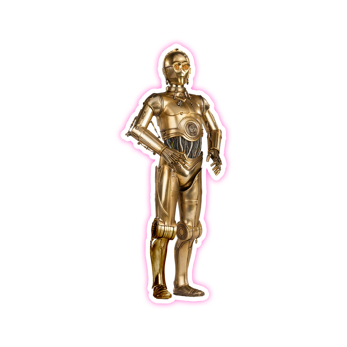 Star Wars C-3PO Die Cut Sticker (1970)