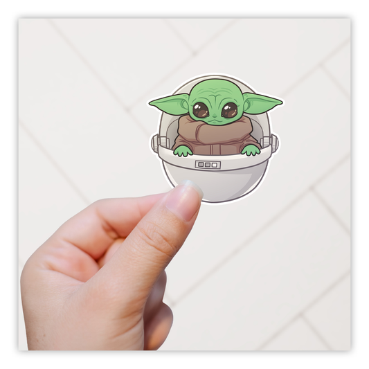 The Mandalorian Grogu Baby Yoda Die Cut Sticker (1971)