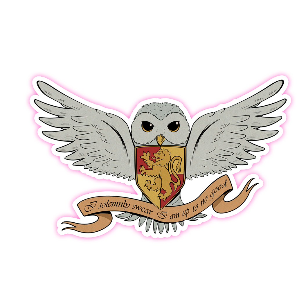 Harry Potter Hedwig Die Cut Sticker (1972)