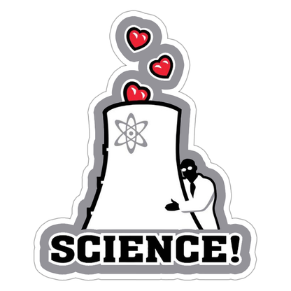 SCEINCE! Nuclear Science Die Cut Sticker (1988)