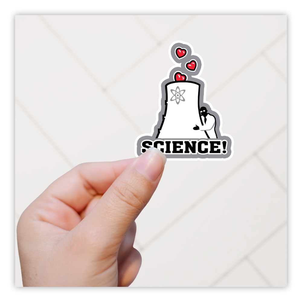 SCEINCE! Nuclear Science Die Cut Sticker (1988)