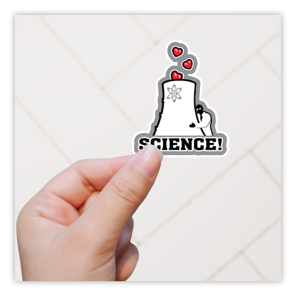 WETENSKAP! Nuclear Science Die Cut Sticker (1988)