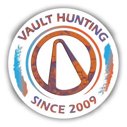 Borderlands Vault Hunting Since 2009 Die Cut Sticker