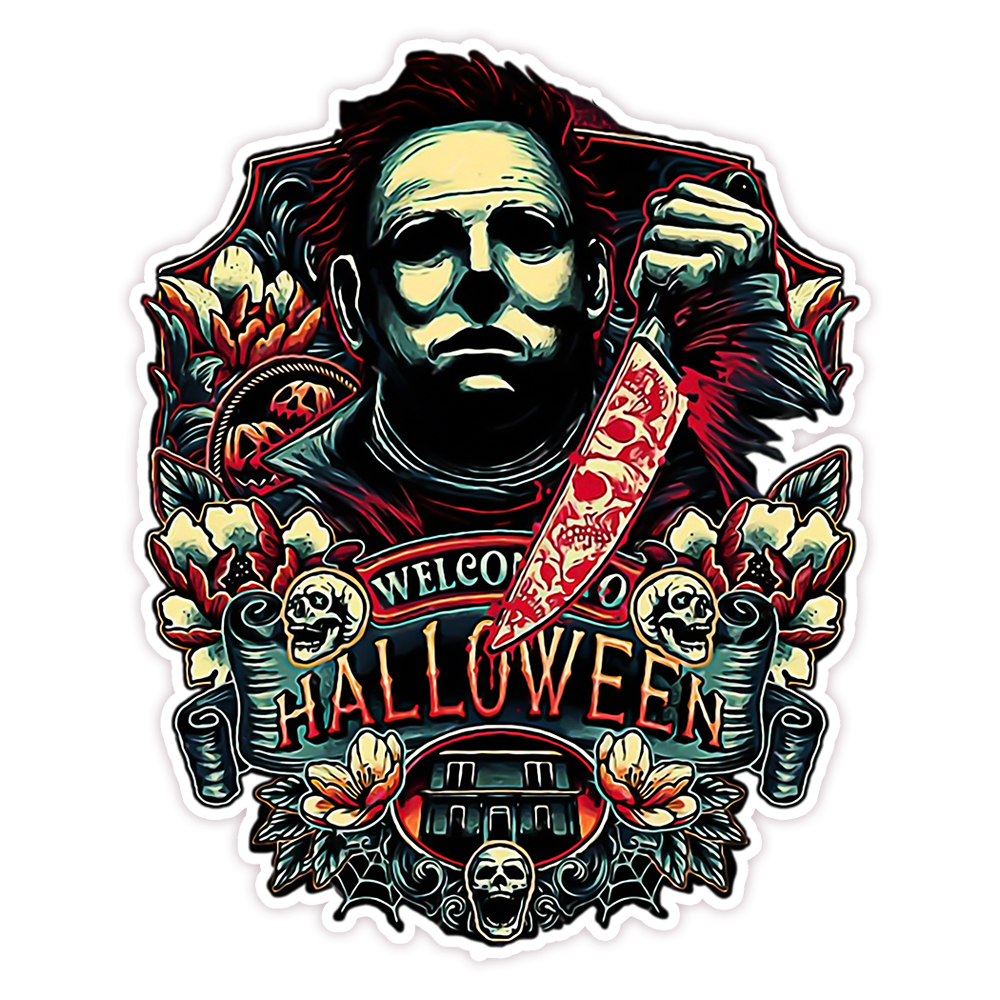 Mike Meyers Halloween Die Cut Sticker (19)