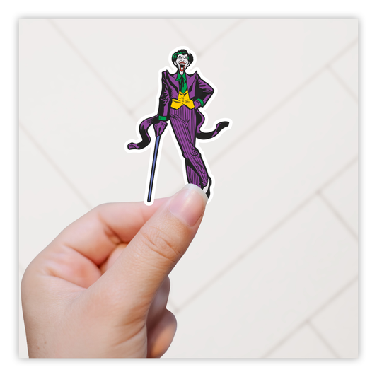 The Joker Batman Animated Die Cut Sticker (2009)