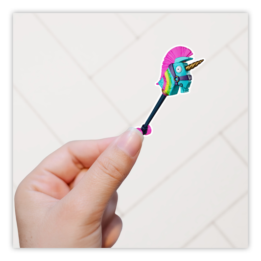 Fortnite Rainbow Smash Pickaxe Die Cut Sticker