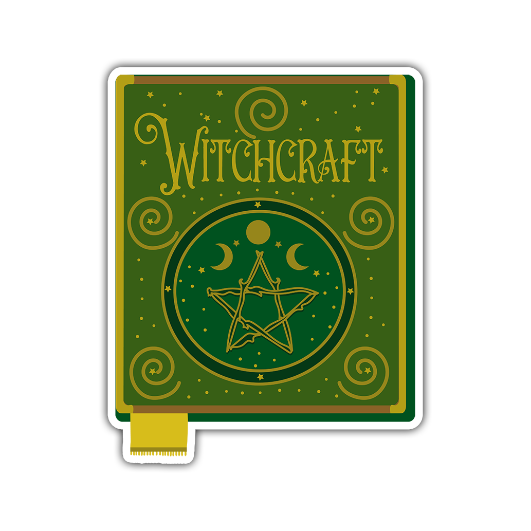 Book Of Witchcraft Die Cut Sticker (2022)