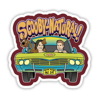 Supernatural Scooby-Natural Crossover Die Cut Sticker (2029)