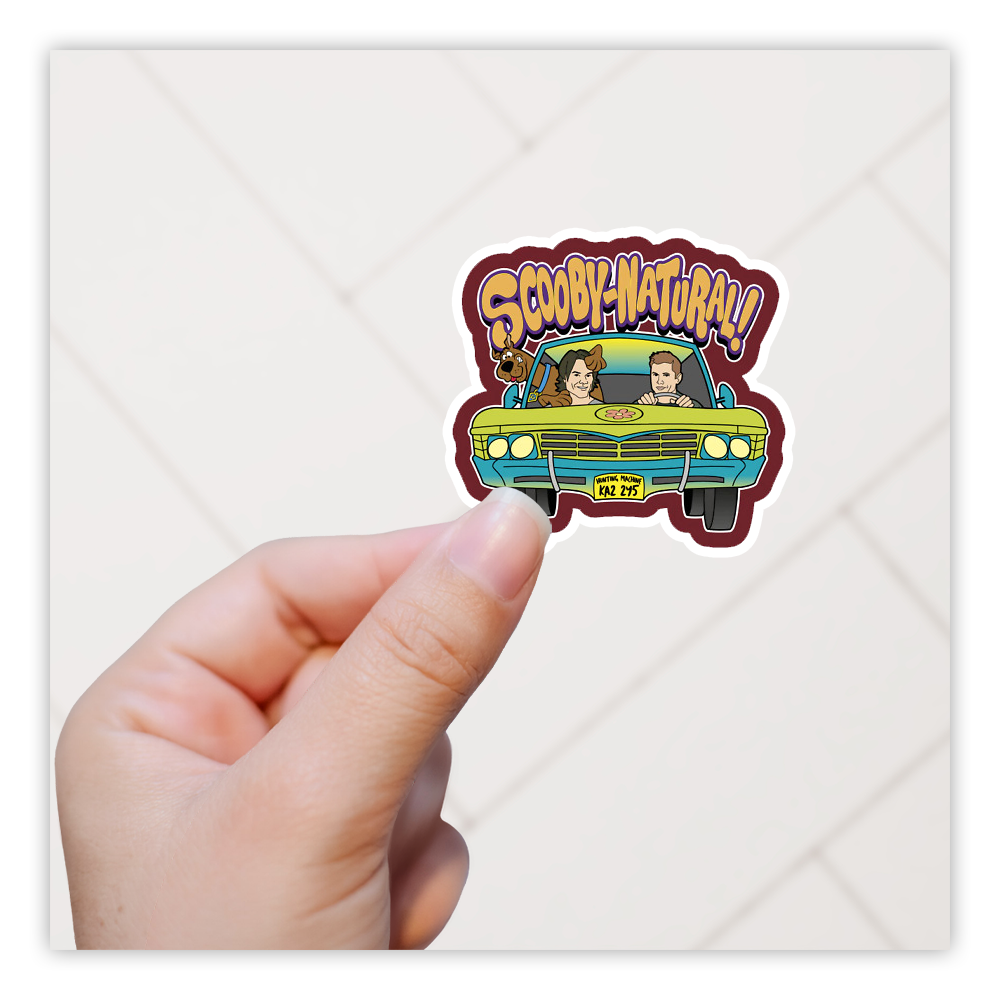 Supernatural Scooby-Natural Crossover Die Cut Sticker (2029)