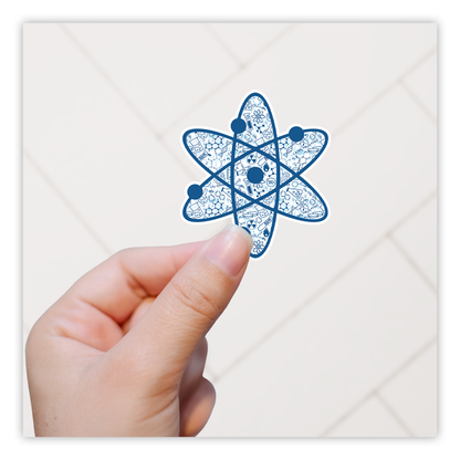 Icons of Chemistry Atom Die Cut Sticker (202)