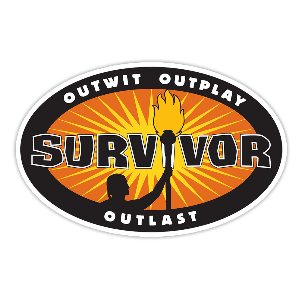 Survivor Outwit Outplay Outlast Die Cut Sticker (2034)