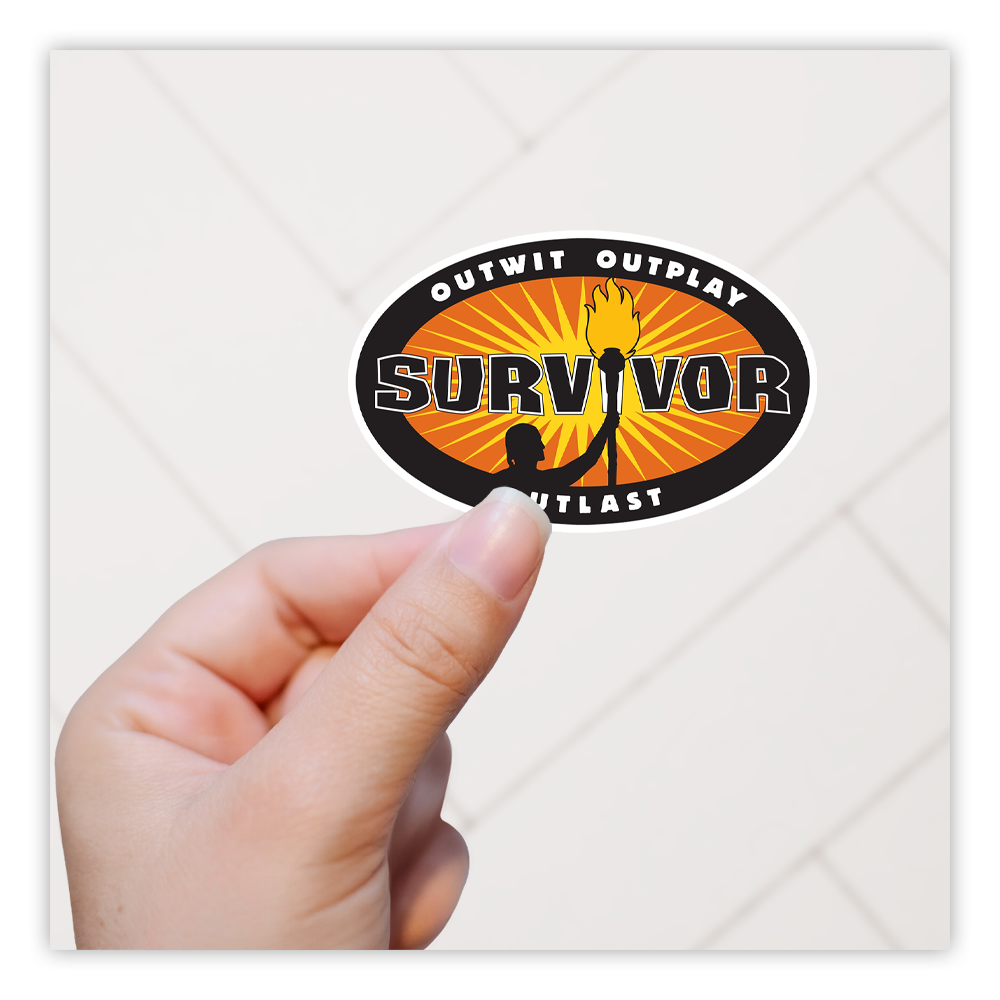 Survivor Outwit Outplay Outlast Die Cut Sticker (2034)