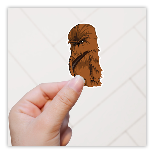 Star Wars Sassy Chewbacca Die Cut Sticker