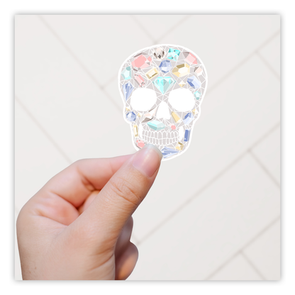 Crystal Skull Die Cut Sticker (2072)