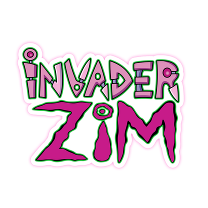 Invader Zim Die Cut Sticker (2093)
