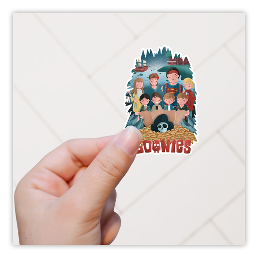 The Goonies Characters Cartoon Die Cut Sticker (2127)