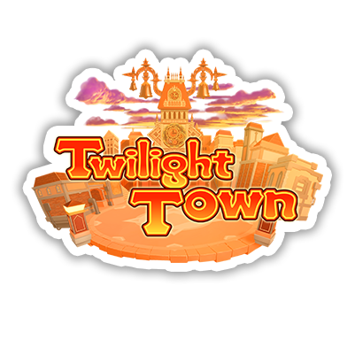 Kingdom Hearts Twilight Town KH Die Cut Sticker (2148)