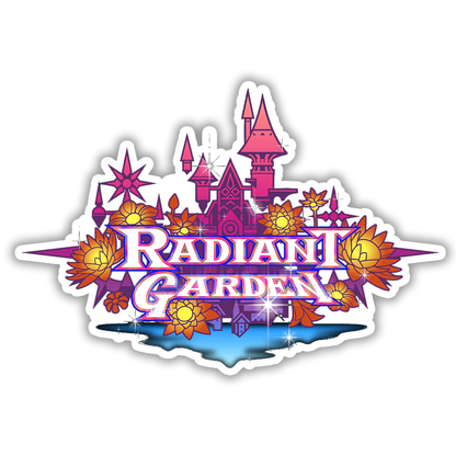 Kingdom Hearts Radiant Gardens KH Die Cut Sticker (2150)