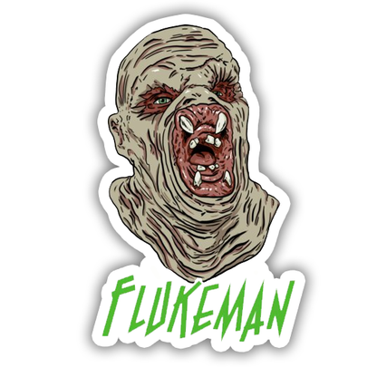X-Files Flukeman Die Cut Sticker (2171)