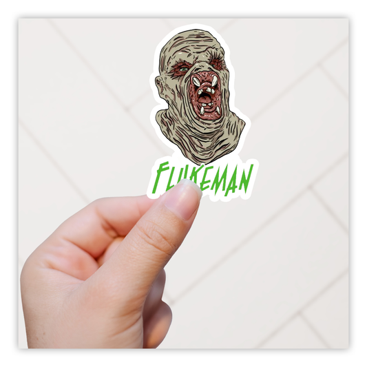 X-Files Flukeman Die Cut Sticker