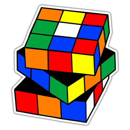 Rubix's Cube Die Cube Plakker (2176)