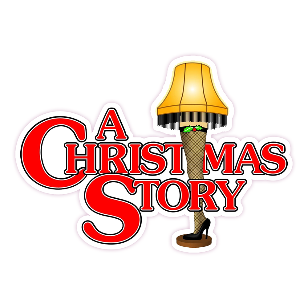 A Christmas Story Leg Lamp Die Cut Sticker (219)