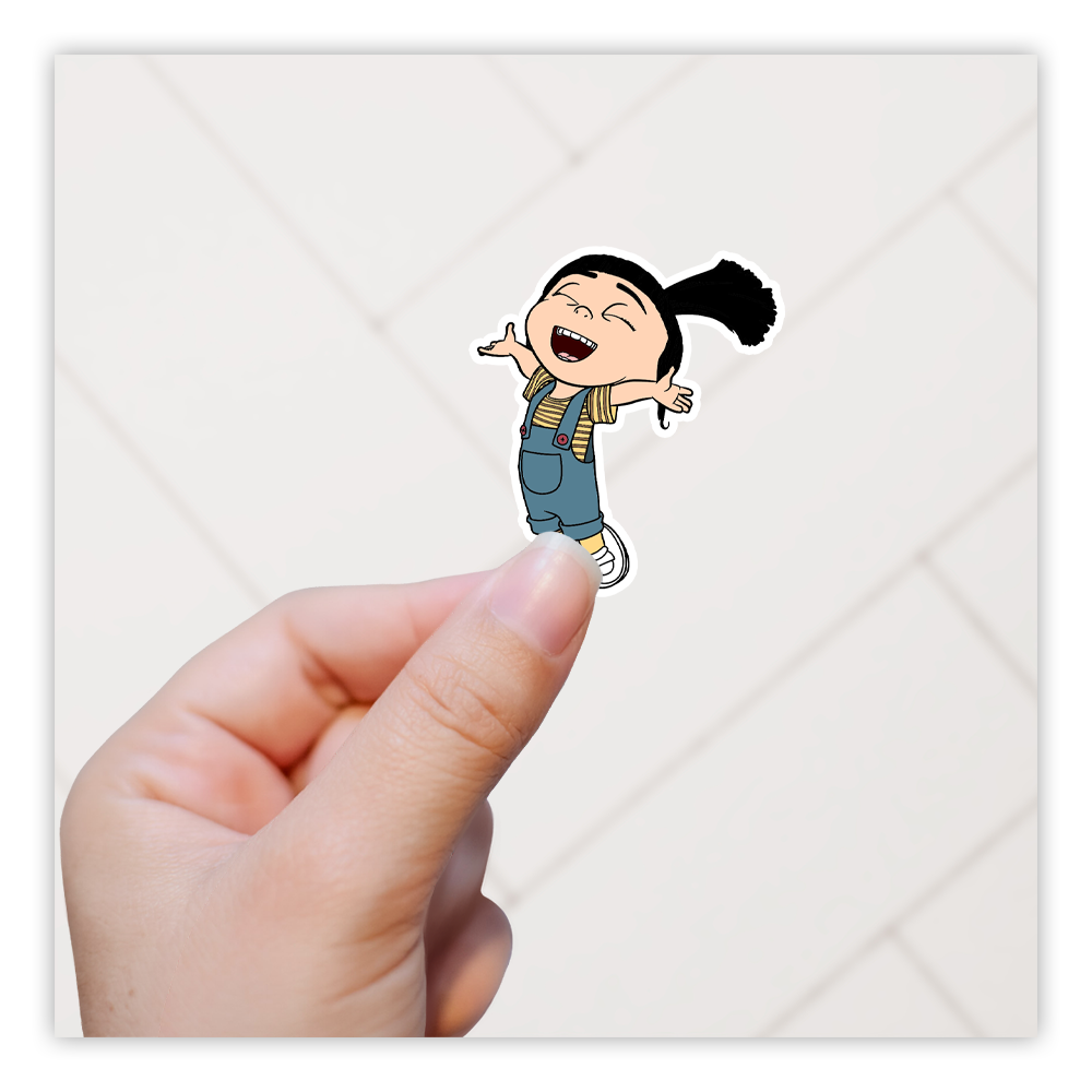 Despicable Me Agnes Die Cut-plakker (2195)