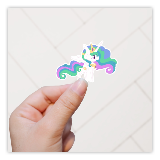 My Little Pony Princess Celestia MLP Die Cut Sticker (2203)