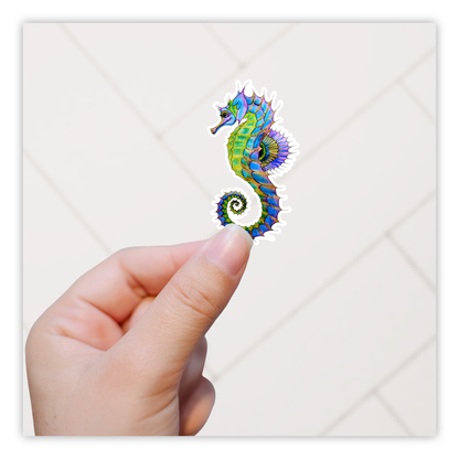 Seahorse Die Cut Sticker (2204)