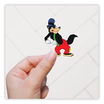 Disney Big Bad Wolf Die Cut Sticker (2212)