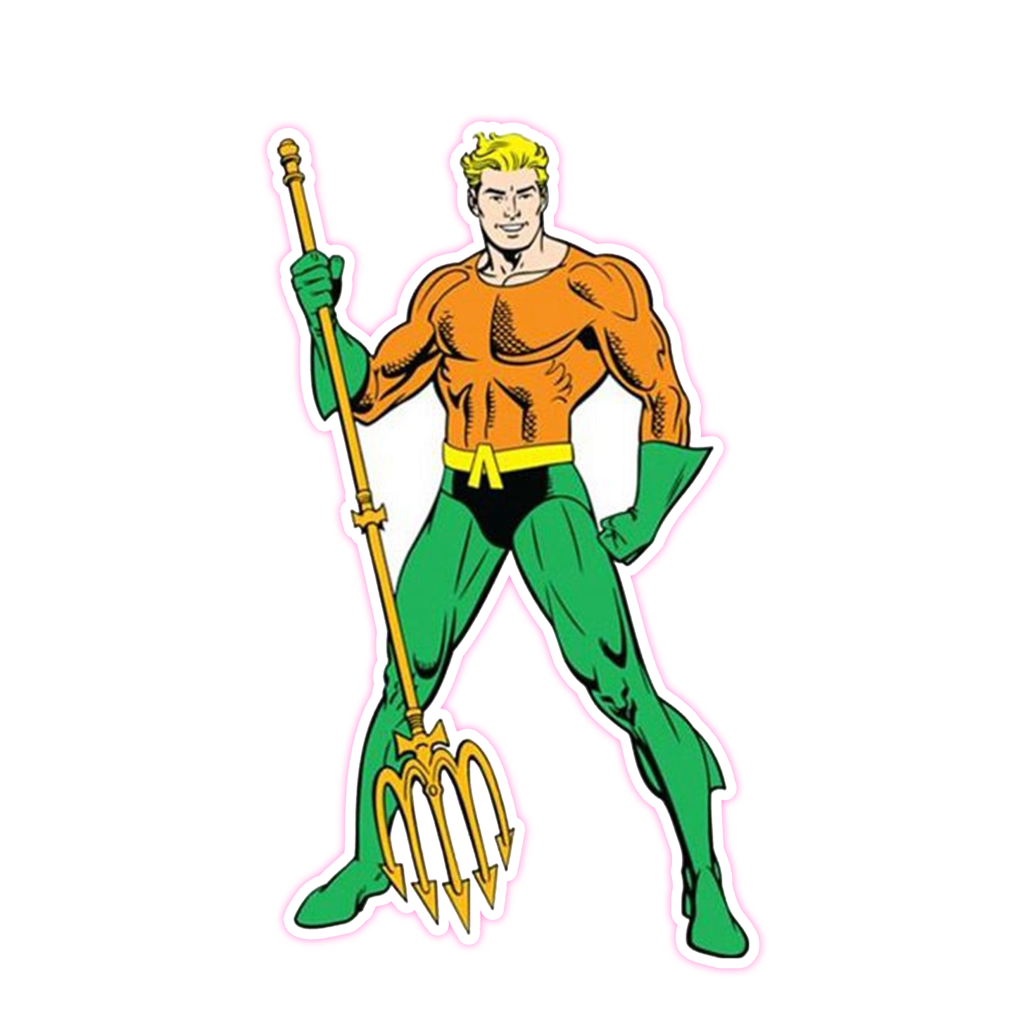 Aquaman Super Friends Die Cut-plakker (2222)