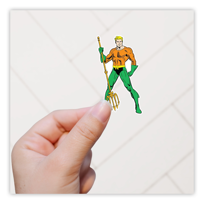 Aquaman Super Friends Die Cut-plakker (2222)