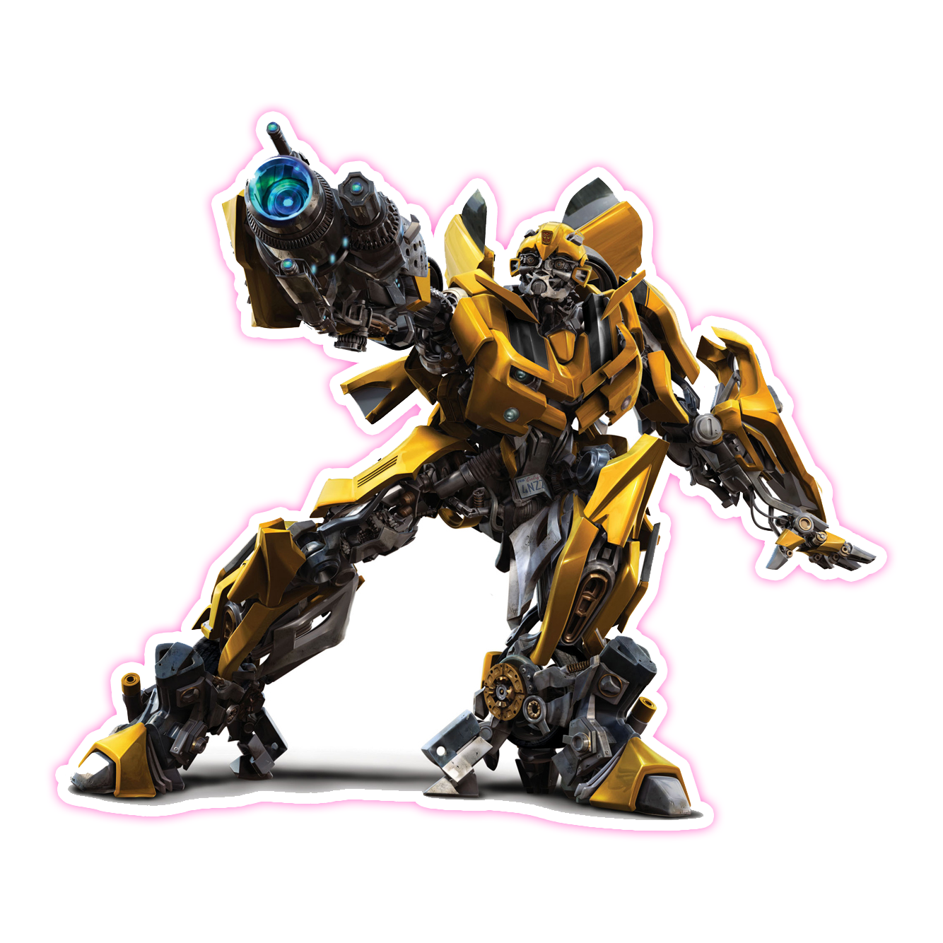 Transformers Bumblebee Die Cut-plakker (2227)