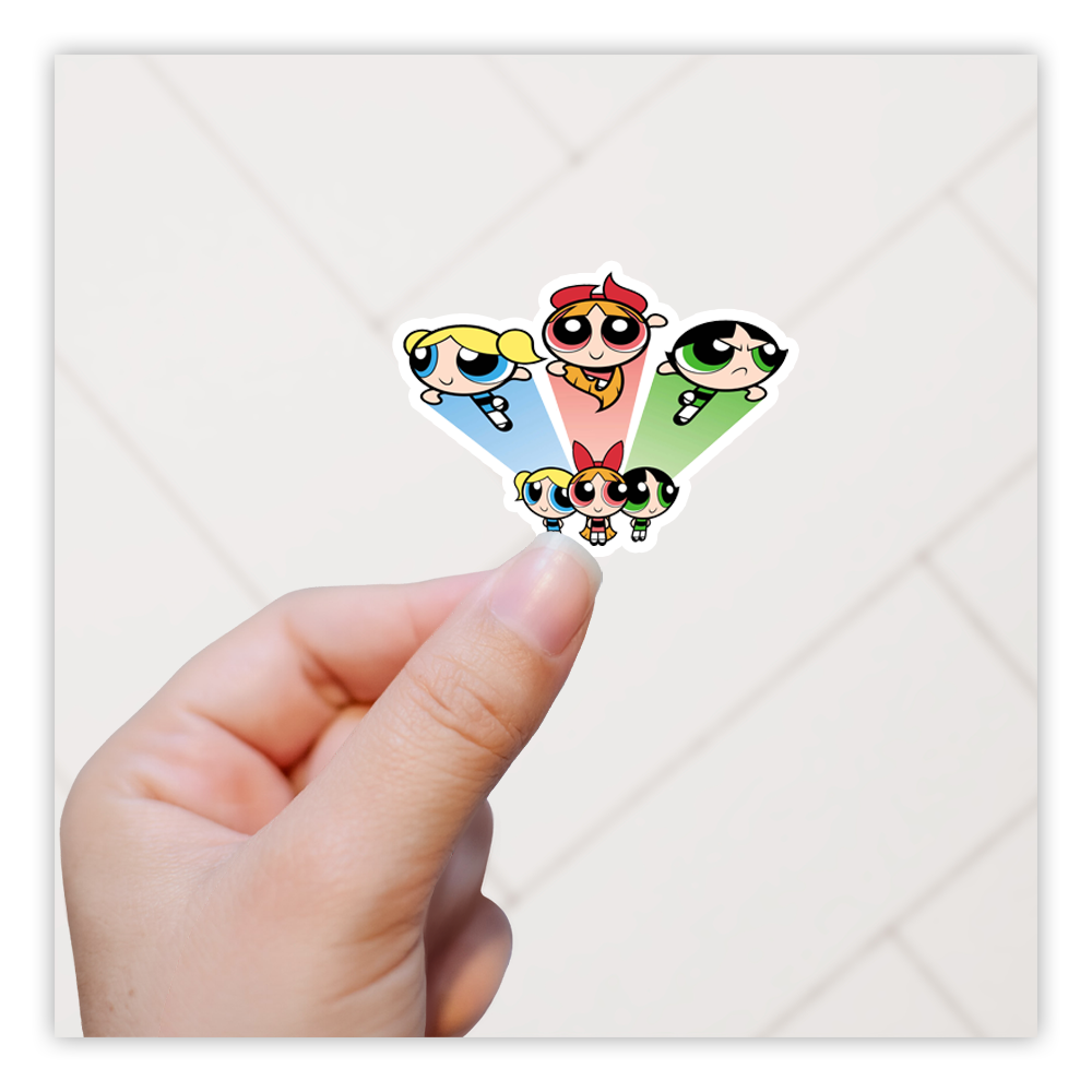 Power Puff Girls Die Cut-plakker (2256)