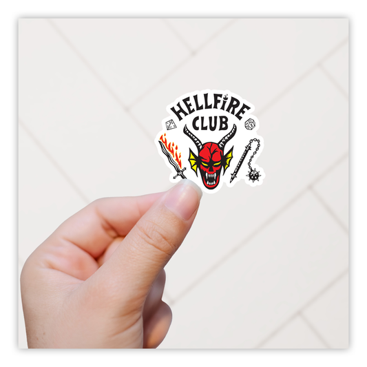 Stranger Things Hellfire Club Die Cut Sticker (2257)