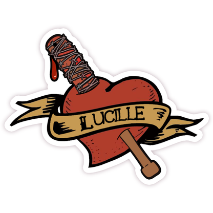 The Walking Dead Lucille Die Cut Sticker (228)