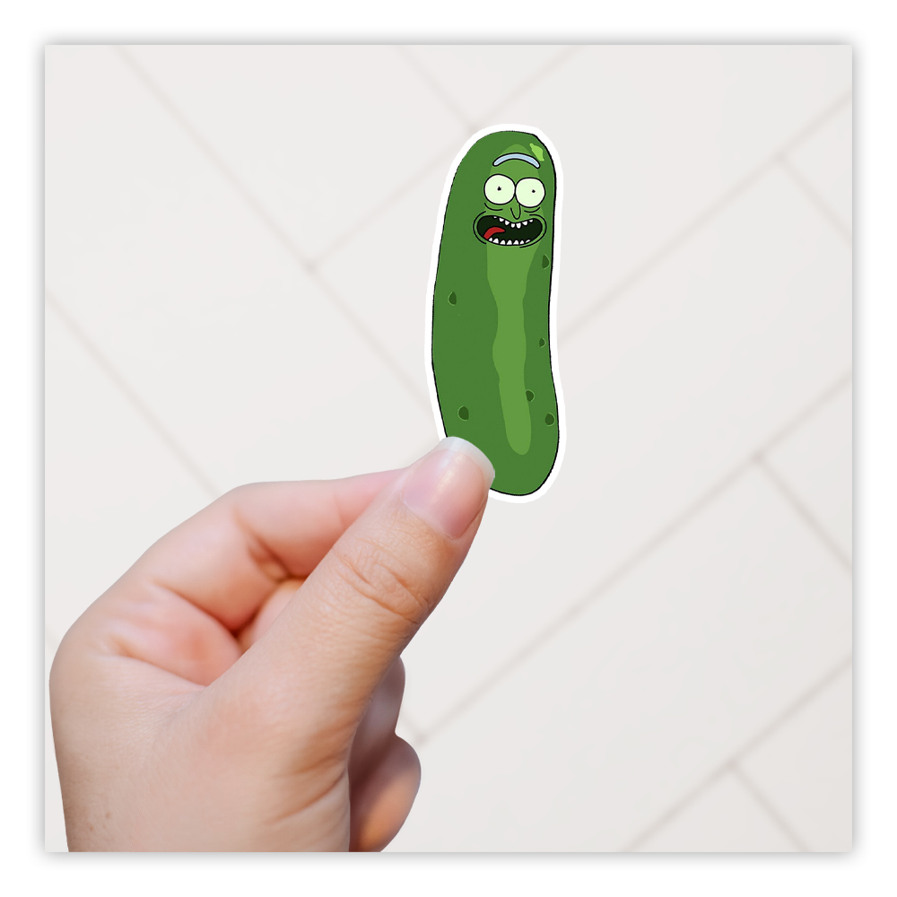 Rick and Morty Pickle Rick Die Cut Sticker (22)