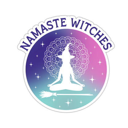 Namaste Witches Die Cut Sticker (2300)