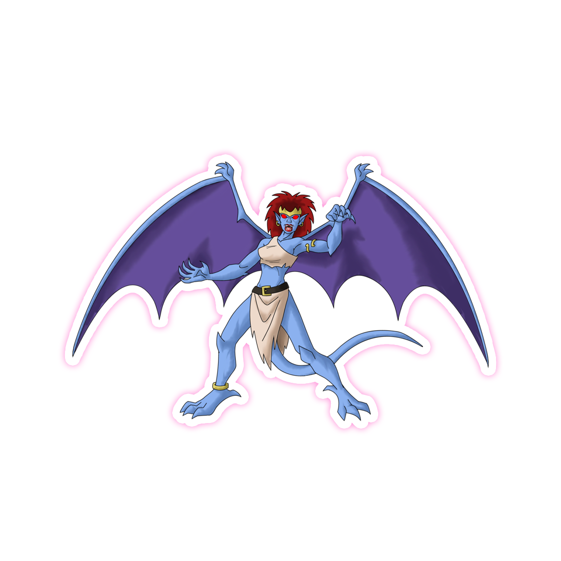 Gargoyles Demona Die Cut Sticker (2317)