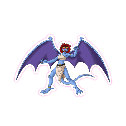 Gargoyles Demona Die Cut Sticker (2317)