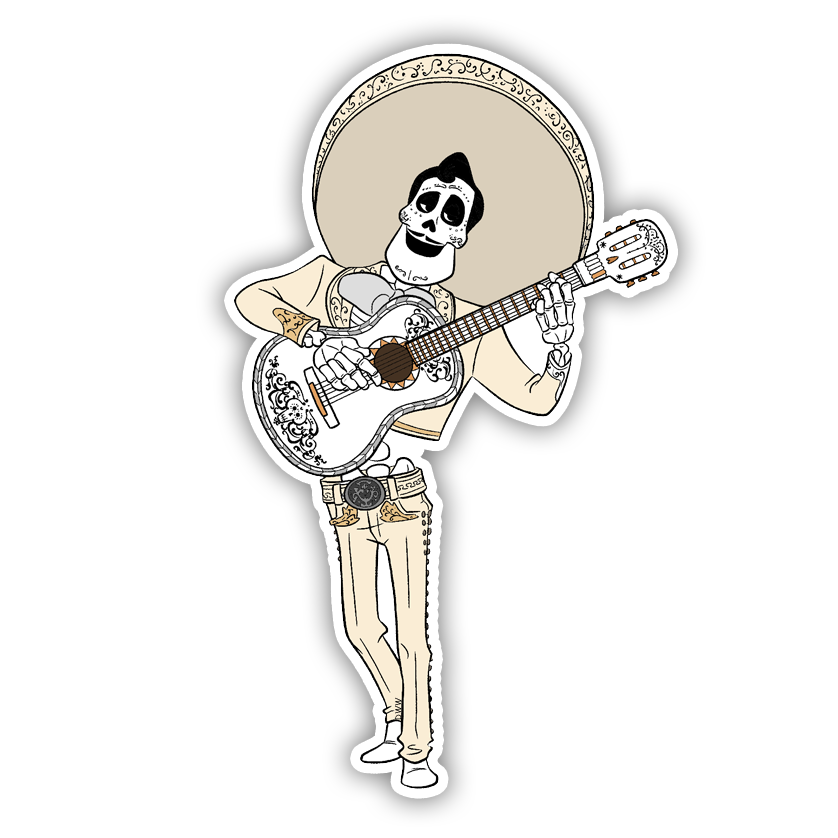 Coco Ernesto de la Cruz Die Cut Sticker (2319)